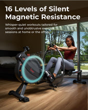 Load image into Gallery viewer, Sunny Health &amp; Fitness Magnetic Rowing Machine
