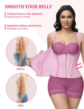 Load image into Gallery viewer, SHAPSHE Waist Trainer for Women, Tummy Control Sports Girdle, Pink-Classic XXL
