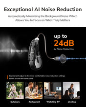 Load image into Gallery viewer, ELEHEAR-Beyond OTC Hearing Aids, AI Powered Speech Enhancement, Superior Sound Quality, Connectivity with iOS or Android Devices via Bluetooth 5.3, for Seniors and Adults
