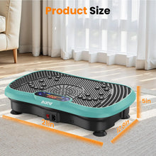 Load image into Gallery viewer, AXV Vibration Plate Fitness Platform Exercise Machine Vibrating Shaking Full Body Shaker Workout Vibrate Stand Shake Board Sport for Weight Loss Fat Burner for Gym Home Office
