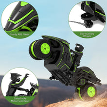 Load image into Gallery viewer, Remote Control Motorcycle, 360° Spinning Wheel RC Stunt Motocross Toys, High Speed Riding Model with Rechargeable Battery
