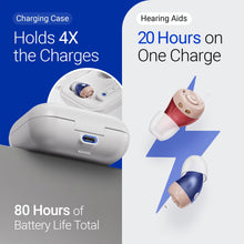 Load image into Gallery viewer, Oricle Standard 2.0 Hearing Aids for Seniors - Oricle Hearing Aids for Adults with Advanced Noise Cancellation - Easy Volume Control with Portable Charging Case
