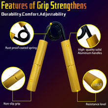 Load image into Gallery viewer, Grip Strength Trainer,50-300LB (6 Pack) Grip Strength Trainer Set,No Slip Grip Trainer,Hand Workout Squeezer Grip Strengthener,Home Gym Training,for Strength Training, Exercise, Injury Recovery
