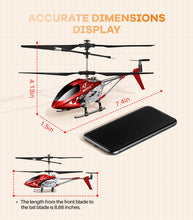 Load image into Gallery viewer, RC Helicopter for Kids and Beginners, Remote Control Helicopter with Altitude Hold, 2 Speed Modes, Whole Alloy Toy
