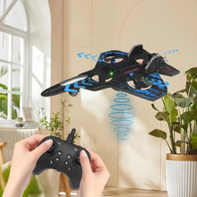 Load image into Gallery viewer, RC Airplane for Kids and Beginners, 2.4GHz Foam Drone Remote Control Airplane Outdoor Flying Toy, 360° Drop-Resistant Stunt (Blue)

