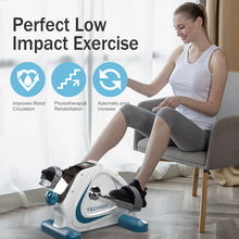 Load image into Gallery viewer, TECHMOO Under Desk Bike Pedal Exerciser - White
