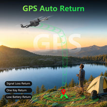 Load image into Gallery viewer, GPS Drone with EIS 4K Camera, 4.5" FPV Screen, 5GHz Transmission Foldable Drone with Brushless Motor, Auto Return Follow Me, Gesture Control, Al Track&amp;Orbit Mode for Adults/Kids/Beginners, Under 249g
