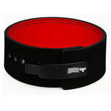 Load image into Gallery viewer, IBRO Powerlifting Lever Gym Belt – 10mm  BlackRed S
