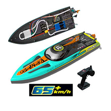 Load image into Gallery viewer, Tornado High Speed RC Boat, Brushless Motor 40+mph Sport Racing Yacht, ABS ESC Servo RTR Deep-V Racer Watercraft
