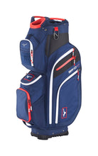 Load image into Gallery viewer, Mizuno BR-D4C Cart Golf Bag | 9 1/2 Inches | Navy-Red
