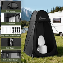 Load image into Gallery viewer, WolfWise Pop Up Shower Tent for Camping Essentials, Compact &amp; Lightweight
