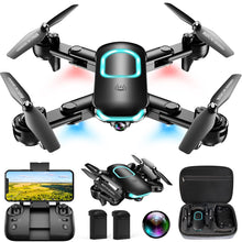 Load image into Gallery viewer, Drone with Camera, Foldable Drone for Beginners with 1080P Camera, Upgrade Altitude Hold, Circle/Rotating/Waypoint Fly, 3D Flip
