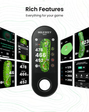 Load image into Gallery viewer, MiLESEEY GeneSonic Pro Golf GPS Speaker with 43K+ Courses No-Subscription
