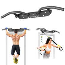 Load image into Gallery viewer, Jusgym Wall Mounted Pull Up Bar - 600LBs Capacity
