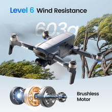 Load image into Gallery viewer, 3 Axis Brushless Gimbal GPS Drones With Camera For Adults 4K, FPV Drone, 8K Image, 4K/30FPS Video, 48MP Photo, 80 Min Flight
