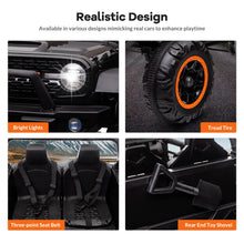 Load image into Gallery viewer, 24V 2 Seater Kids Ride On Car, 4 Wheeler Truck Ride On Toys for Big Kids with 5.5MPH Max Speed, Black

