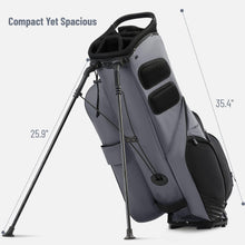 Load image into Gallery viewer, uniHimal 8-Way Lightweight Walking Golf Stand Bag for Men Women Black Gray
