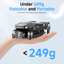 Load image into Gallery viewer, FPV Foldable RC Quadcopter with 3 Batteries, 45 Mins Long Flight Time, Beyond-Range Loss Alert

