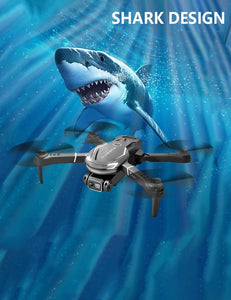 Cool Mini Drone with Camera for Kids Adults Beginners, 1080P FPV Camera Remote Control Drone for Kids with 3 Batteries, One-Click Take Off/Landing