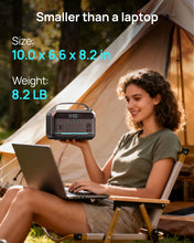 Load image into Gallery viewer, DARAN Portable Power Station, 288Wh LiFePO4 Battery, 350W (600W Peak) Power Bank with AC Outlet, Mini Solar Generator 7-Port Design, 2.1Hrs Fast Charing for Emergency, Hurricane (Solar Optional)
