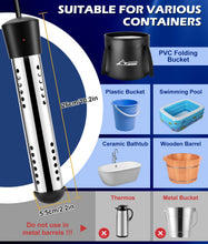 Load image into Gallery viewer, 2026 Upgraded Portable Shower for Camping with Heater, Rechargeable Camping Shower with Intelligent LED Display, 5 Gal Foldable Bucket, 4 Spray Modes, Portable Shower for Travel, Pet Bath, Car Washing
