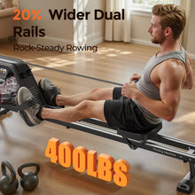 Load image into Gallery viewer, YOSUDA Water Rowing Machines with Bluetooth-Water Rowers - Black
