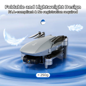 F36 GPS Drone with 4K Camera, 3-Axis Gimbal Stabilizer, 2 Miles Long Range, 25 Min Flight, Optical Flow, Brushless Motors, Follow Me