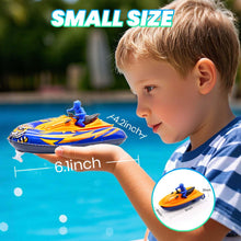 Load image into Gallery viewer, Remote Control Boat for Kids with Inflatable Bumper Rechargeable Battery USB Charge rc Boat for Pool Kids 8-12 Years
