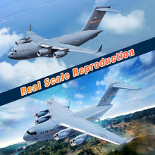 Load image into Gallery viewer, RC Airplane, 2CH RC Plane Ready to Fly, 2.4GHz C-17 Remote Control Airplane with 6-axis Gyro Stabilizer Globemaster III Military Transport Aircraft
