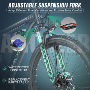 Electric Bike for Adults, Peak 750W Ebike, 3H Fast Charge, 55 Miles, 22MPH Electric Bicycle, 48V 499Wh Battery