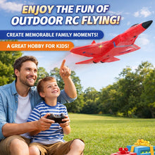 Load image into Gallery viewer, 3 Rechargeable Batteries, RC Jet Glider Toy Gift for Kids Boys Girls 8-16 Year Old (Red)
