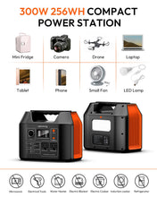 Load image into Gallery viewer, Solar Powered Generator, 300W Portable Power Station with Solar Panel 40W
