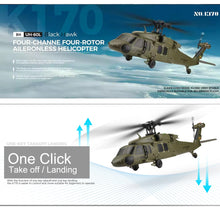 Load image into Gallery viewer, Remote Controlled Helicopter Aircraft Plane 2.4Ghz 4CH RC Helicopter Heli Aileronless 6-Axis Gyroscope Altitude Hovering 3-Batteries
