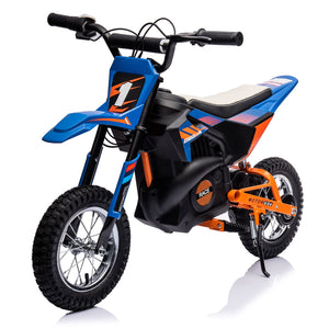 Kids Ride on Motorcycle,24V Electric Car for Kids,13.6MPH Max Electric Dirt Bike with Variable Speed (24V, Blue)