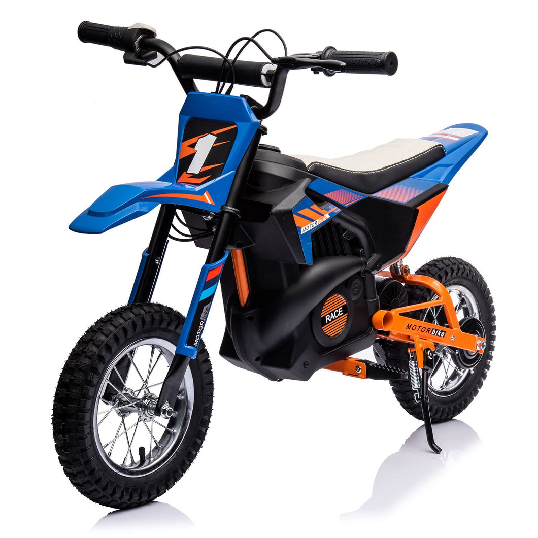 Kids Ride on Motorcycle,24V Electric Car for Kids,13.6MPH Max Electric Dirt Bike with Variable Speed (24V, Blue)