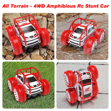 Load image into Gallery viewer, Amphibious Remote Control Car, Rechargeable RC Cars Toy 360° Flips Rotation Stunt Crawler 15KM/H 4WD All Terrain
