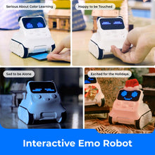 Load image into Gallery viewer, Rocky Interactive Emo Robot, Coding for Kids 8-12, STEM Toys Support Scratch Python Programming, Smart Robotics Gift
