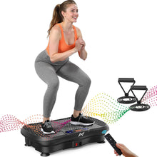 Load image into Gallery viewer, AXV Vibration Plate Fitness Platform Exercise Machine Vibrating Shaking Full Body Shaker Workout Vibrate Stand Shake Board Sport for Weight Loss Fat Burner for Gym Home Office
