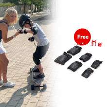 Load image into Gallery viewer, Electric Longboard Skateboard with Protective Gear, Suitable for Adults &amp; Teens Beginners, 5.2Ah/187Wh Battery, 11 to 12.5 Miles Range
