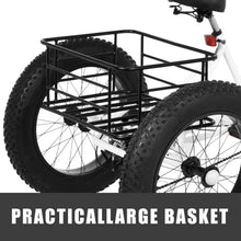 Load image into Gallery viewer, 20 Inch Fat Tire Adult Tricycles 3 Wheel Bikes 7 Speed Adult Trikes Three-Wheeled Cruiser for Seniors, Women, Men
