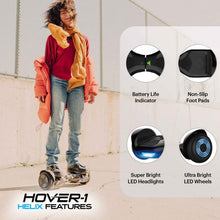 Load image into Gallery viewer, Electric Self Balancing Hoverboard with 7 mph Max Speed, Dual 200W Motors, 3 Mile Range, and 6.5” Wheels

