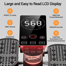 Load image into Gallery viewer, Under Desk Elliptical Machine, Electric Seated Pedal Exerciser, Quiet Leg Exerciser While Sitting for Seniors, Mini Portable Leg Exercise Machine with Remote, Adjustable 12-Speeds, Manual &amp; Auto Mode
