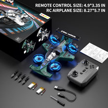 Load image into Gallery viewer, Xelabrion Remote Control Airplane Car Toys for Kids Ages 4-6-8-10-12, 2-In-1 Foam
