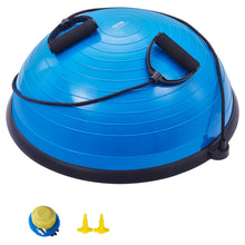 Load image into Gallery viewer, VEVOR 23-inch Half Exercise Ball Trainer, 660 lbs Capacity Balance Ball - Blue
