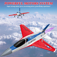 Load image into Gallery viewer, RC Airplane Toys F-16 Fighting Falcon 2.4Ghz 2CH Remote Control Plane Jet RC Fighter Airplanes Ready to Fly Beginner RC Plane
