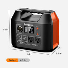 Load image into Gallery viewer, EnginStar Portable Power Station 300W 296Wh Solar Generator
