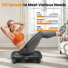 Load image into Gallery viewer, AXV Vibration Plate Fitness Platform Exercise Machine Vibrating Shaking Full Body Shaker Workout Vibrate Stand Shake Board Sport for Weight Loss Fat Burner for Gym Home Office
