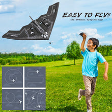 Load image into Gallery viewer, RC Airplane Remote Control B-2 Spirit Stealth Bomber Plane, 2.4Ghz 2CH Foam Drone Ready to Fly Aircraft Toy for Kids and Adults
