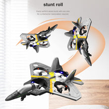 Load image into Gallery viewer, V17 Remote Control Plane, 2.4Ghz Foam RC Airplanes Jet Fighter Stunt RC Airplane with Spinning Drone
