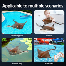 Load image into Gallery viewer, Pool Toys Remote Control Shark Boat, 2.4G RC Stingray Fish, Animal Water Toys for Kids Age 8-12, Kids Battery Pool Toys
